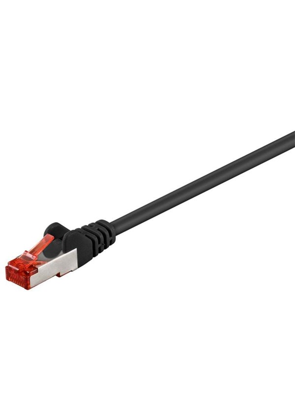 Pro LAN CAT 6 STP - Musta - 1m