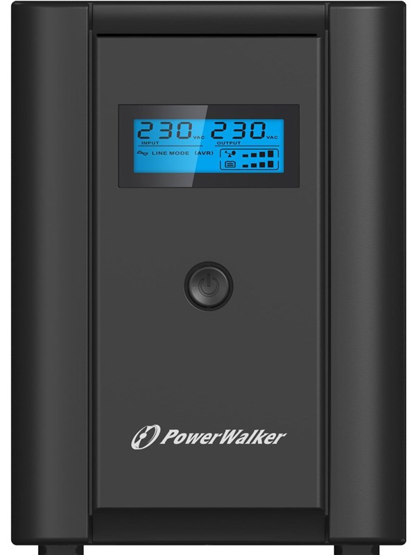 BlueWalker 10120098 - PowerWalker VI SHL - 2200VA/1200W - Line Interactive UPS