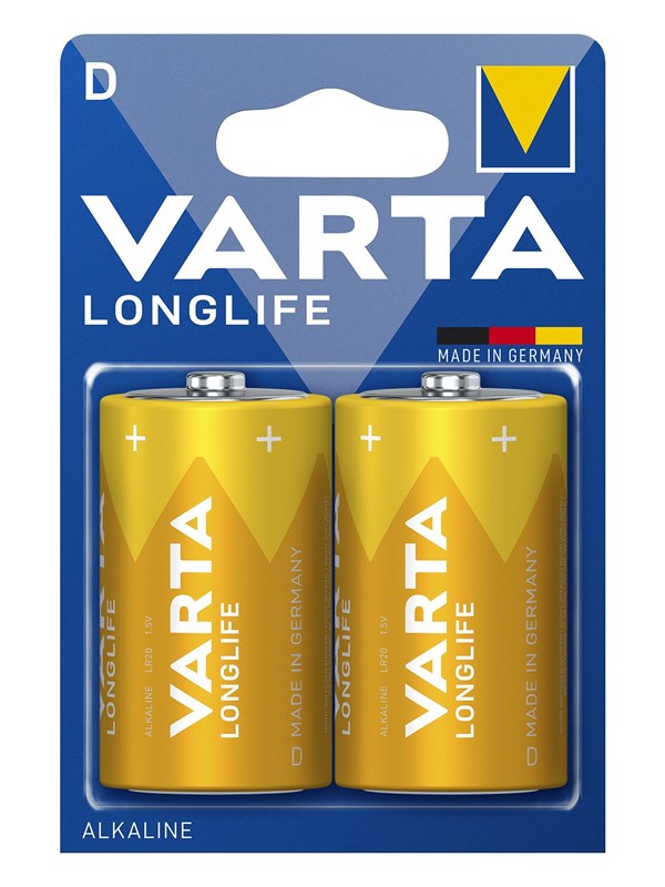 VARTA Varta Longlife - D - 2 kpl/pakkaus