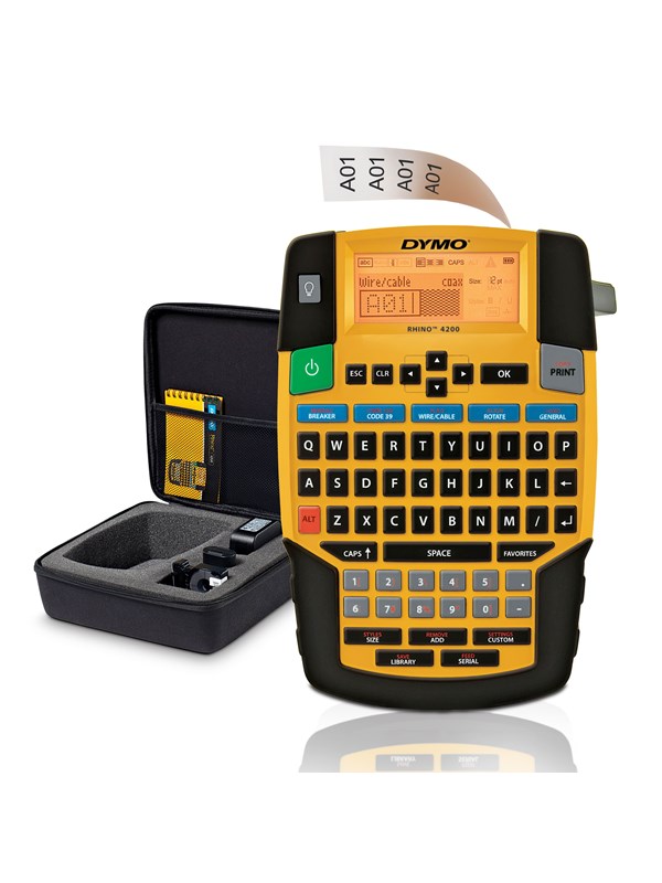 DYMO Rhino 4200 Industrial Label Maker -sarjan kotelo