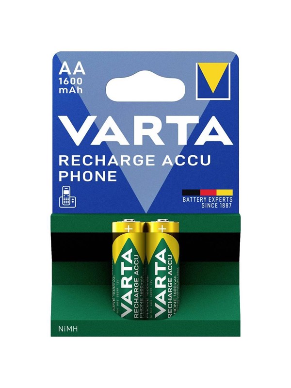VARTA Rechargeable Accu Phone - 2 x AA - 1600 mAh