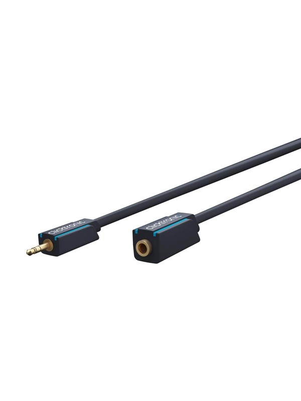 ClickTronic MiniJack 3.5mm jatkojohto - 1,5 metriä