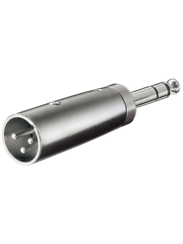 Pro XLR Adapter 3pin XLR M - Jack M