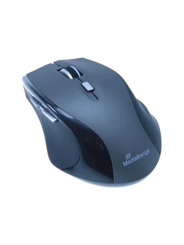 MediaRange Wireless Optical Mouse - Black/grey - Hiiri - Optinen - 5 painiketta - Harmaa