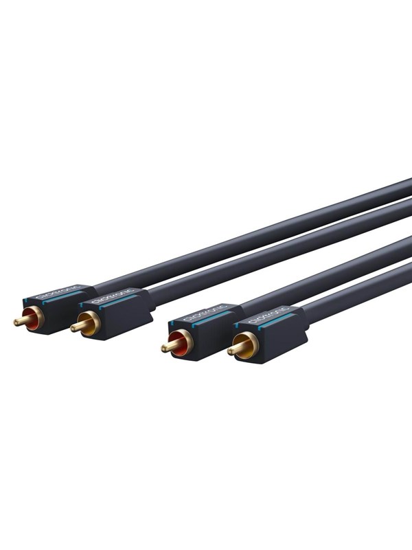 ClickTronic RCA stereokaapeli - 0,5 metriä