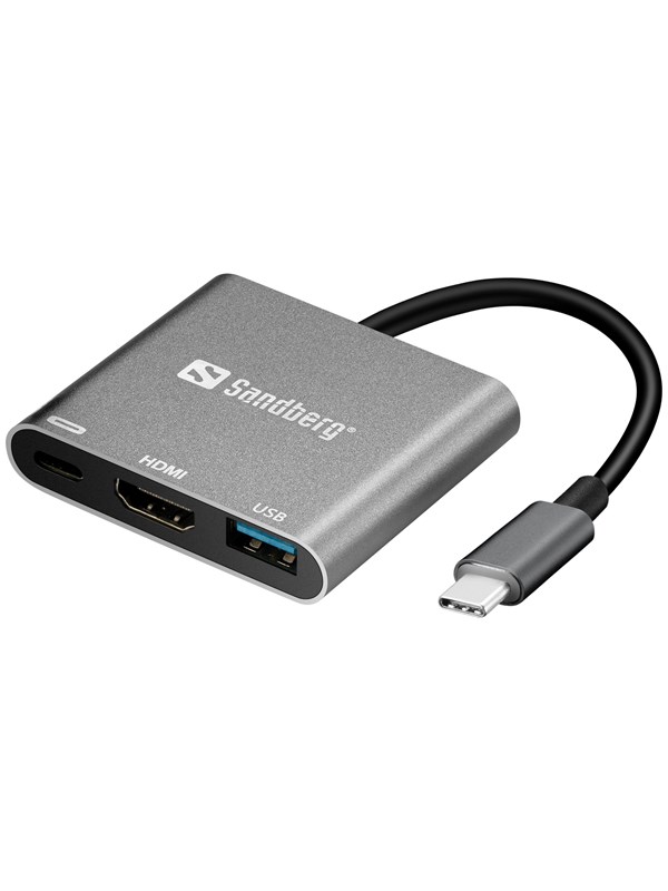 Sandberg USB-C Mini telakka HDMI+USB