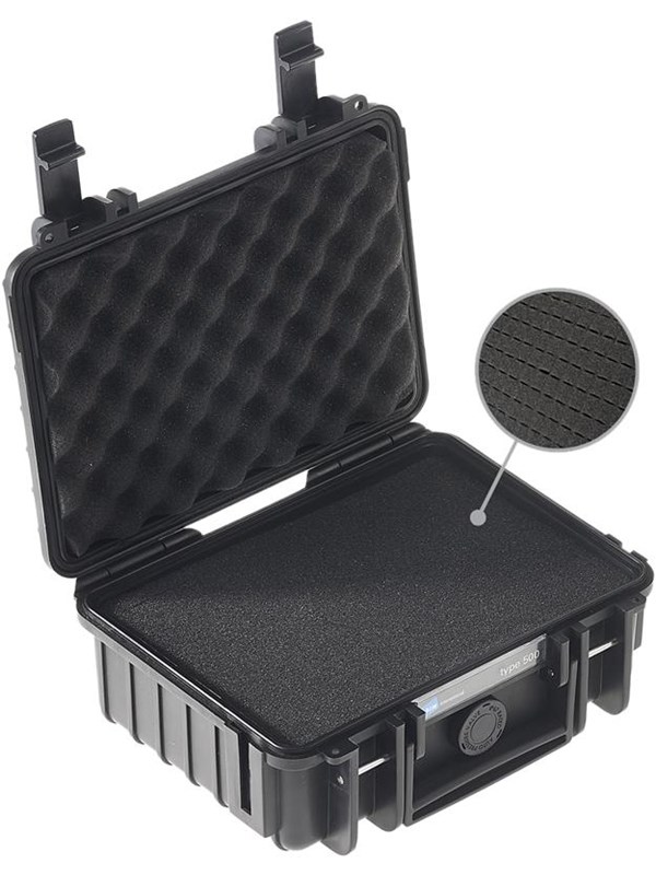 B&W International outdoor.case Tyyppi 500 with pre-cut foam