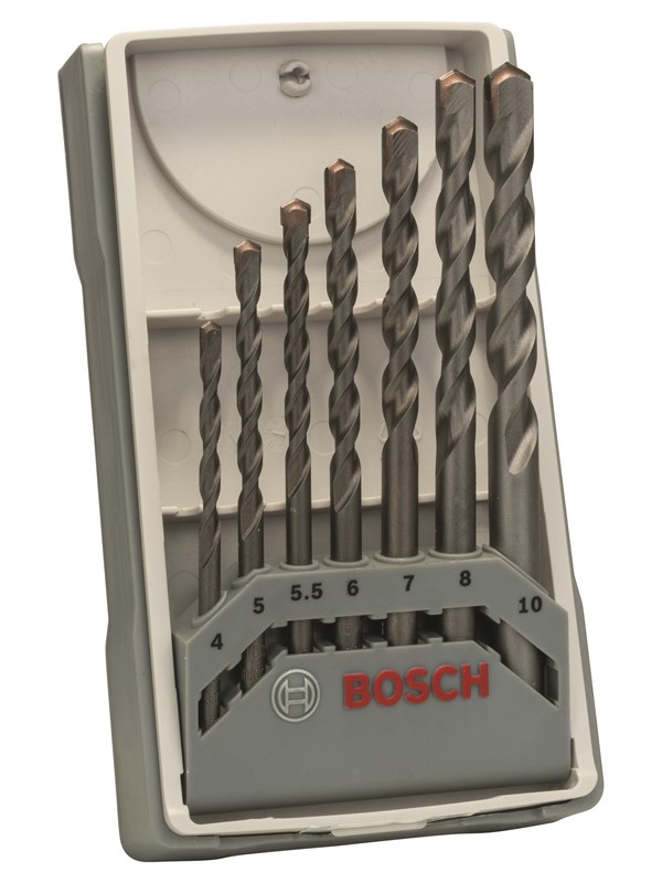 Bosch 7-os. betoniporanteräsarja CYL-3 4; 5; 5,5; 6; 7; 8; 10 mm
