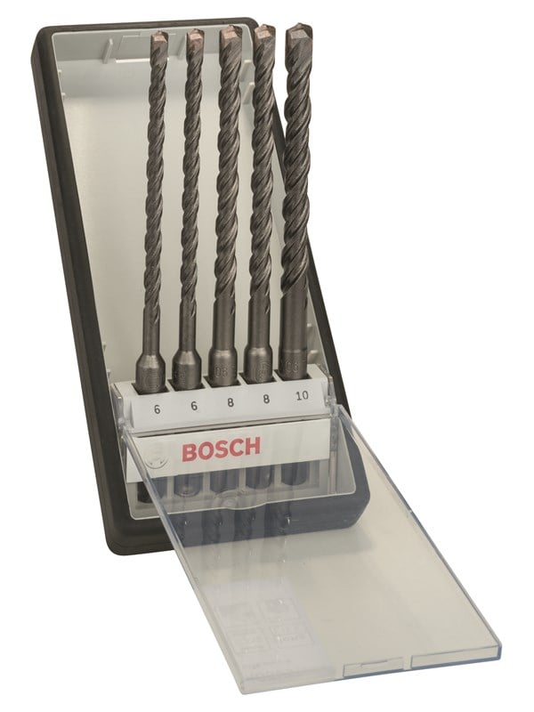 Bosch 5-os. Robust Line -vasaraporanteräsarja SDS plus-5 Ø 6,6,8,8,10 x 165mm