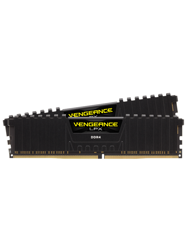 Corsair Vengeance LPX DDR4-2133 - 16GB - CL13 - Dual Channel (2 pcs) - Intel XMP - Musta