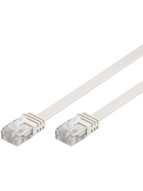 Pro LAN CAT 6 UTP Flat - Valkoinen - 20m