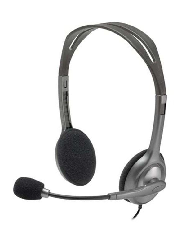 Logitech H111, Langallinen, 20 - 20000 Hz, Toimisto/puhelukeskus, 74 g, Kuulokkeet, musta