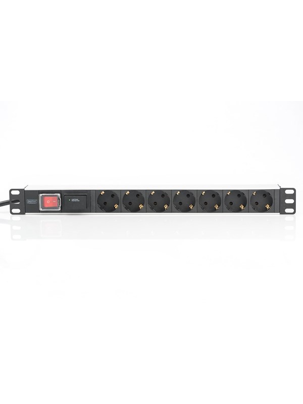 DIGITUS 7-Port - 1U - Aluminum PDU