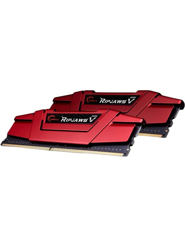 G.Skill Ripjaws V DDR4-2133 - 8GB - CL15 - Dual Channel (2 pcs) - Intel XMP - Punainen