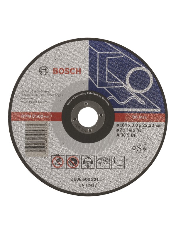 Bosch Katkaisulaikka, suora, Expert for Metal A 30 S BF, 180 mm, 3,0 mm
