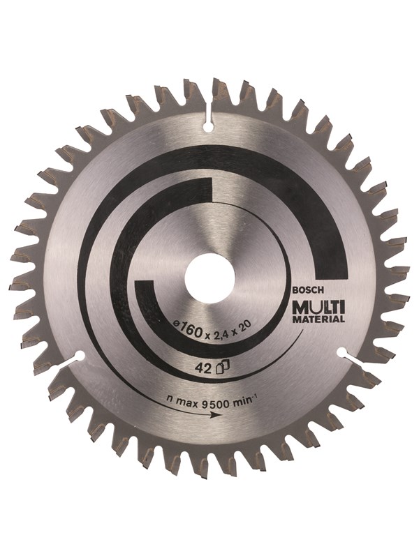 Bosch Pyörösahanterä Multi Material 160 x 20/16 x 2,4 mm; 42