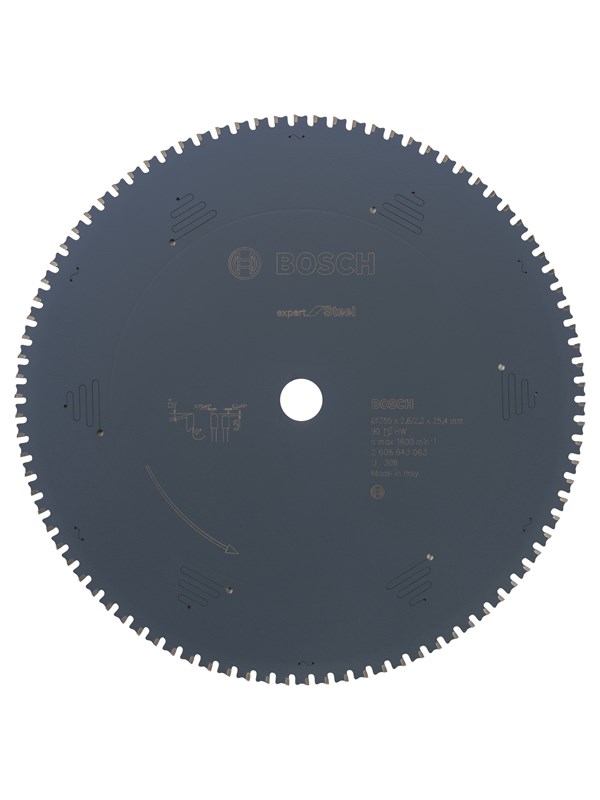 Bosch Pyörösahanterä Expert for Steel 355 x 25,4 x 2,6 mm, 90