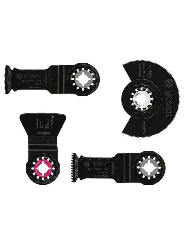 Bosch 4-os. lattia-asennussarja ACZ 85 EB (1x); AIZ 32 BSPB (1x); AIZ 32 EPC (1x); ATZ 52 SC (1x)