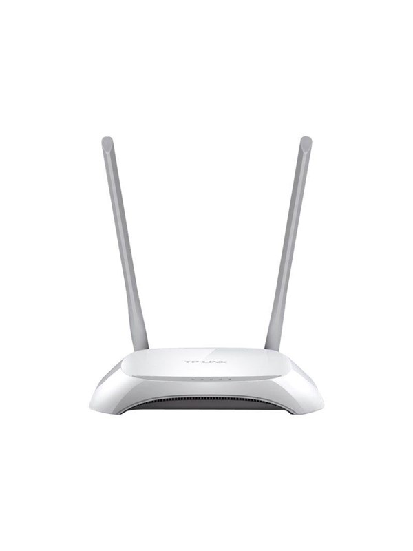 TP-Link TL-WR840N -reititin, Wi-Fi 4, N300, Single-band, harmaa, valkoinen