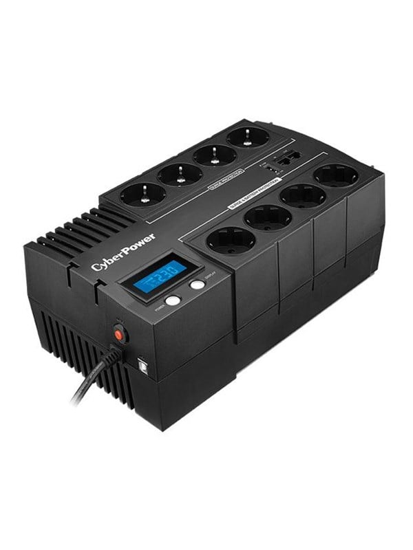 CyberPower BR700ELCD 700VA / 420W 8x Schuko -lähdöt