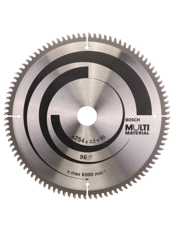 Bosch Pyörösahanterä Multi Material 254 x 30 x 3,2 mm; 96