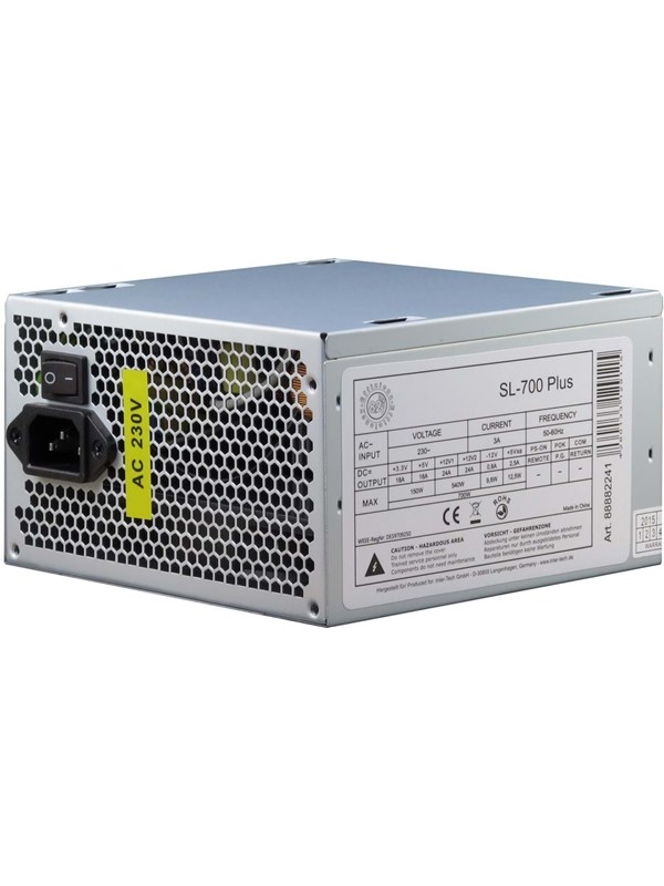 Inter-Tech SL-700 Plus Virtalähde - 700 Watt - 120 mm - ATX - 80 Plus