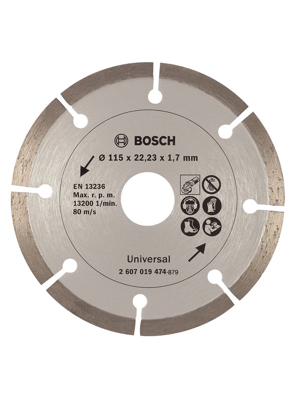 Bosch Timanttikatkaisulaikka rakennusmateriaalille, Ø 115 mm