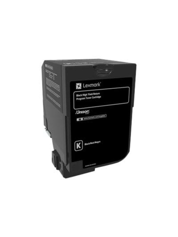 Lexmark 74C2HK0 - Musta laser toner
