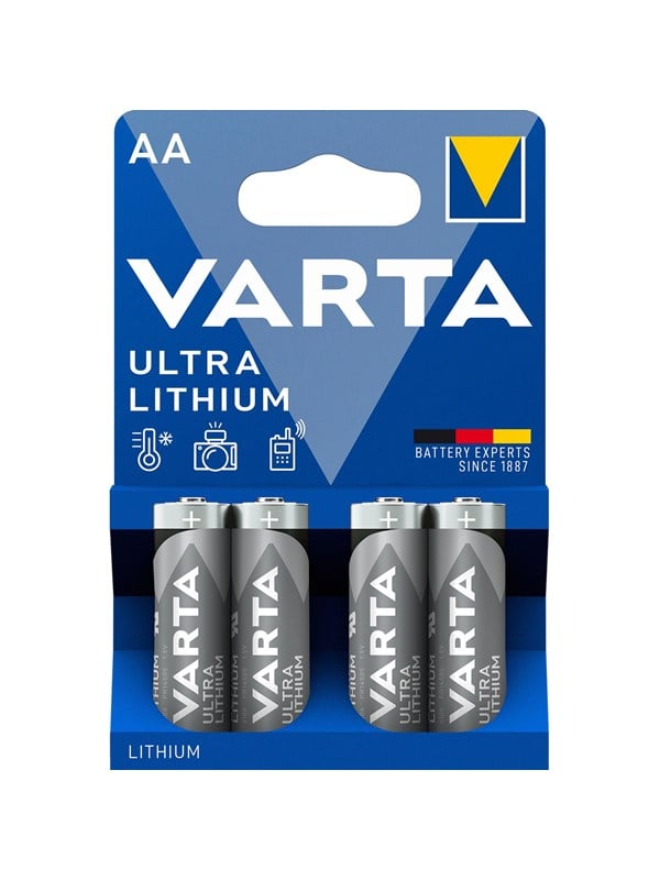 VARTA Varta Ultra. Lithium - AA - 4 kpl/pakkaus
