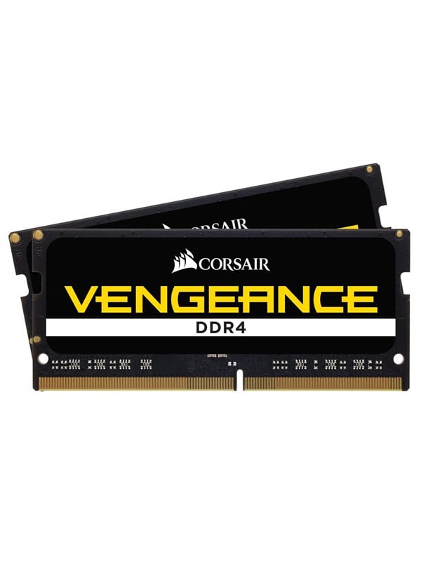 Corsair Vengeance SODIMM DDR4-2666 - 16GB - CL18 - Dual Channel (2 pcs) - Musta