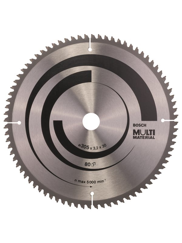 Bosch Pyörösahanterä Multi Material 305 x 30 x 3,2 mm; 80