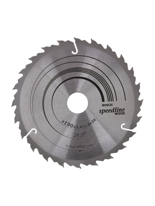 Bosch Pyörösahanterä Speedline Wood 190 x 30 x 2,4 mm, 24