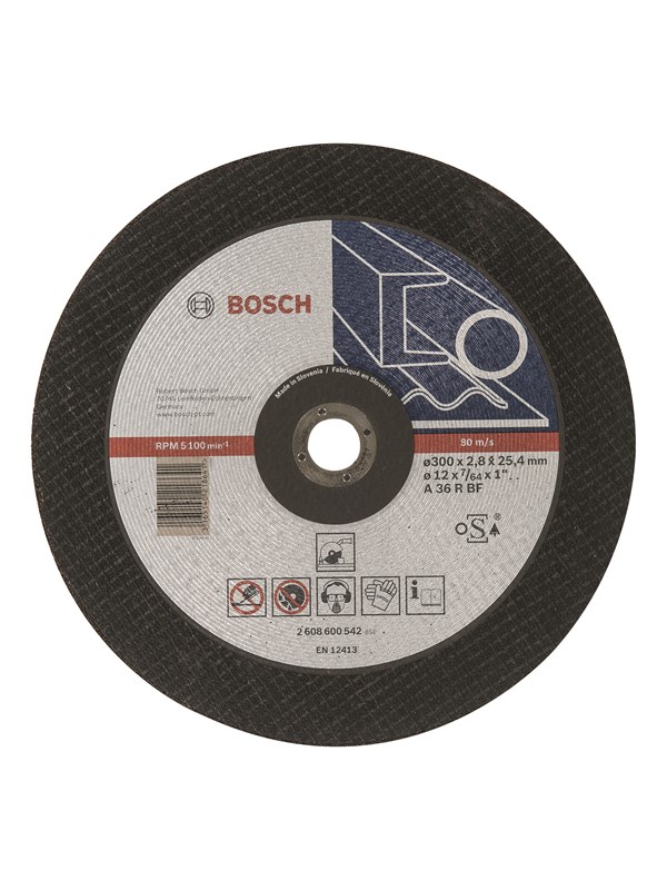 Bosch Katkaisulaikka, suora, Expert for Metal A 36 R BF, 300 mm, 25,40 mm, 2,8 mm