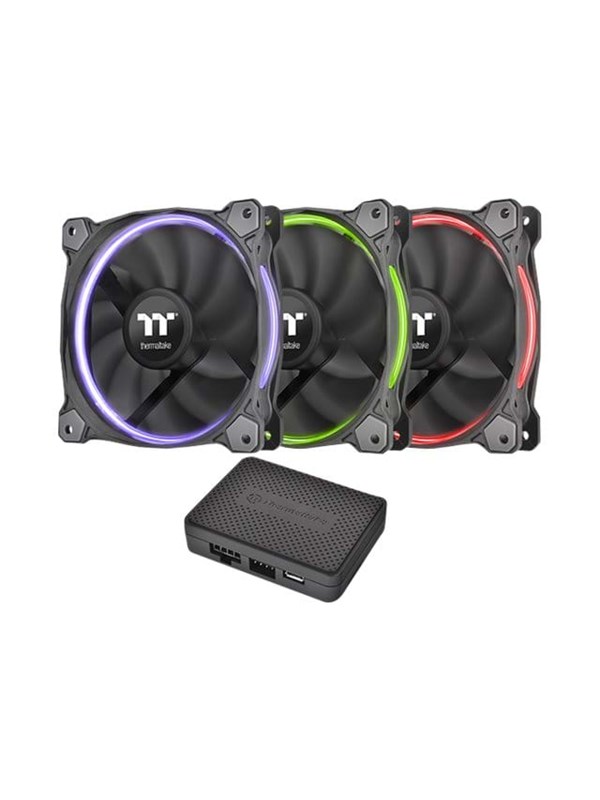 Thermaltake Riing 12 RGB -tuuletin TT Premium Edition - Kotelotuuletin - 120mm - musta