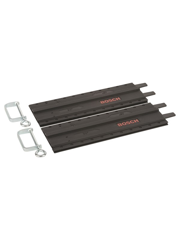 Bosch 2-os. ohjainkisko, muovia, ruuvipuristimineen 700 mm (2x 350 mm)
