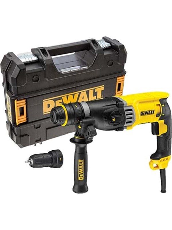 Dewalt D25144K SDS-PLUS Hammer and QC-bolt - Keltainen