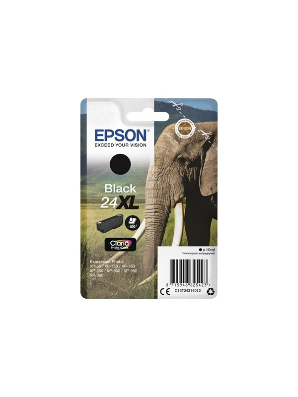 Epson 24XL - Musta Ink