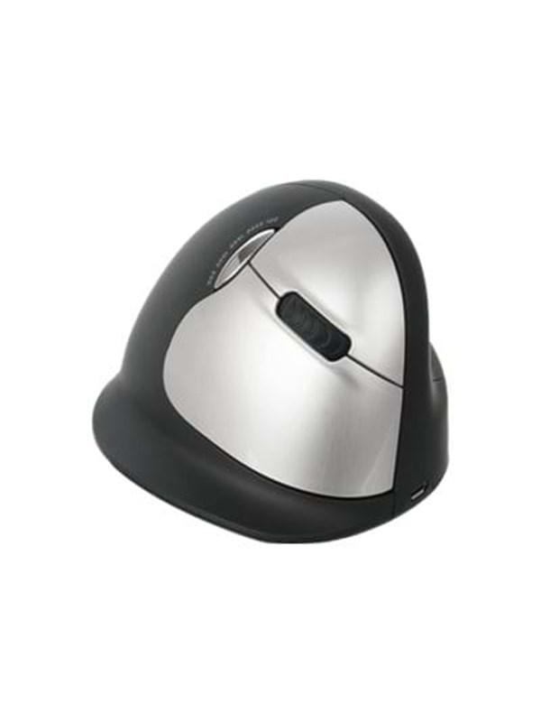R-Go Tools R-Go HE -hiiri Pystyhiiri Langaton Oikeakätinen - Ergonominen hiiri - 5 painiketta - Hopea