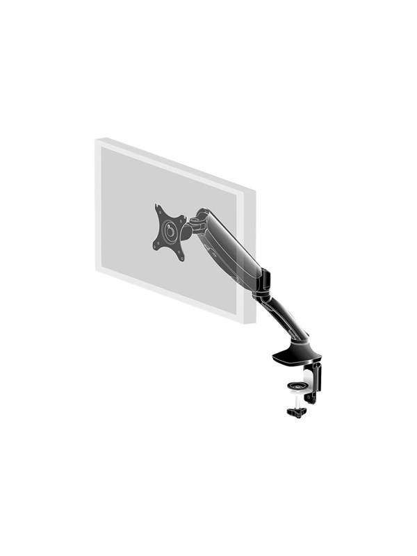 iiyama DS3001C-B1 - mounting kit - adjustable arm - for Monitor - Musta