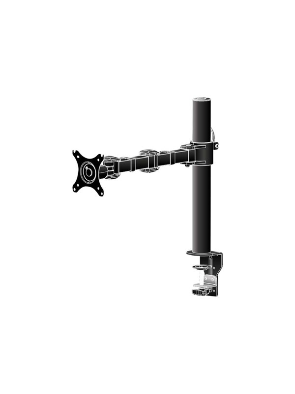 iiyama DS1001C-B1 - mounting kit - adjustable arm - for Monitor - Musta