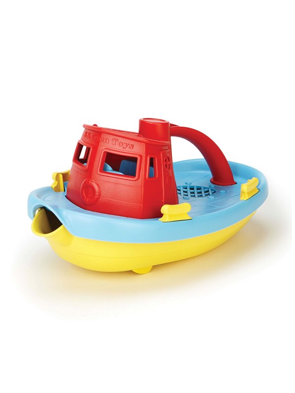 Green Toys Tugboat - Punainen / Sininen