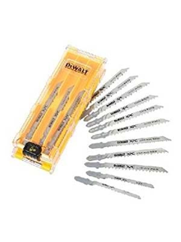 Dewalt XPC HCS / Bi-Metal 14 Piece T Shank Wood Cutting Jig Saw Blade Set