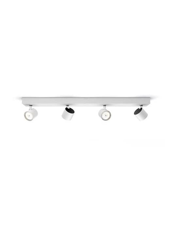 Philips Star spot rail, LED 4x4,5W, valkoinen