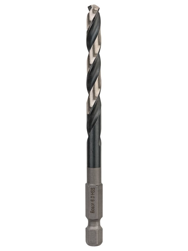 Bosch HSS-kierukkaporanterä 6,0mm, kuusiovarsi 6 x 57 x 98 mm