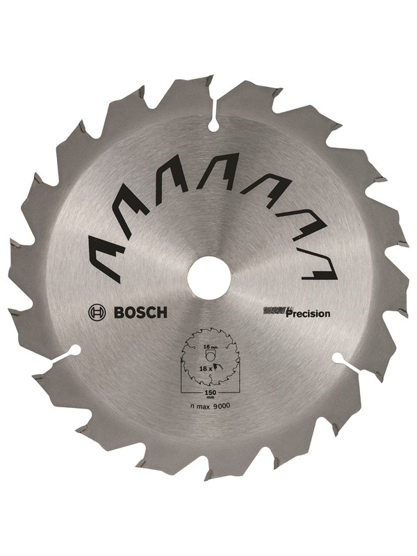 Bosch Pyörösahanterä PRECISION Ø 150 mm; reikä= 16 mm; H= 18