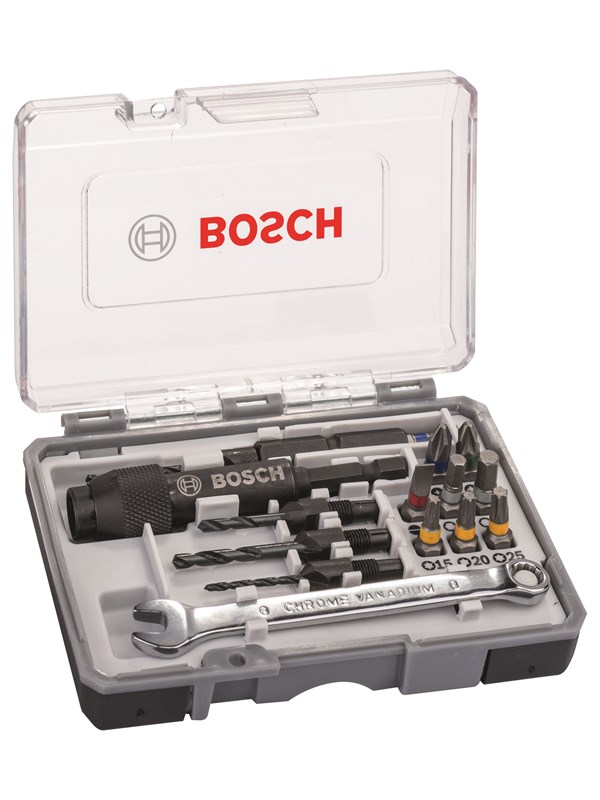 Bosch 20-os. ruuvauskärkisarja Drill&Drive PH2; PH2; PZ2; SL5; H4; H5; T15; T20; T25