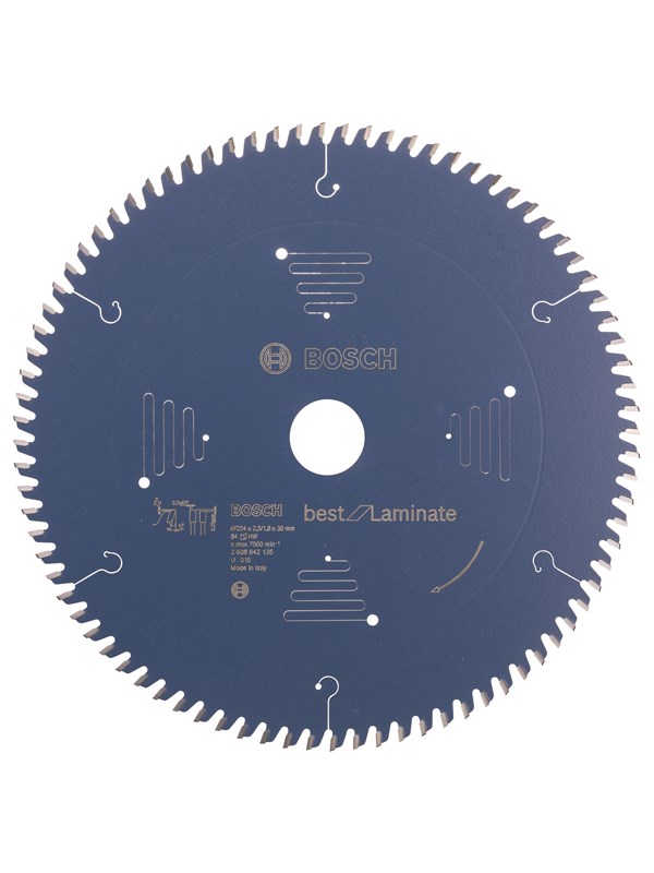 Bosch Pyörösahnterä Best for Laminate 254 x 30 x 2,5 mm, 84