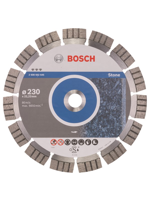 Bosch Timanttikatkaisulaikka Best for Stone 230 x 22,23 x 2,4 x 15 mm