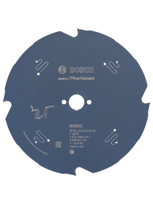 Bosch Expert for Fibre Cement ‑pyörösahanterä 190 x 20 x 2,2 mm, 4