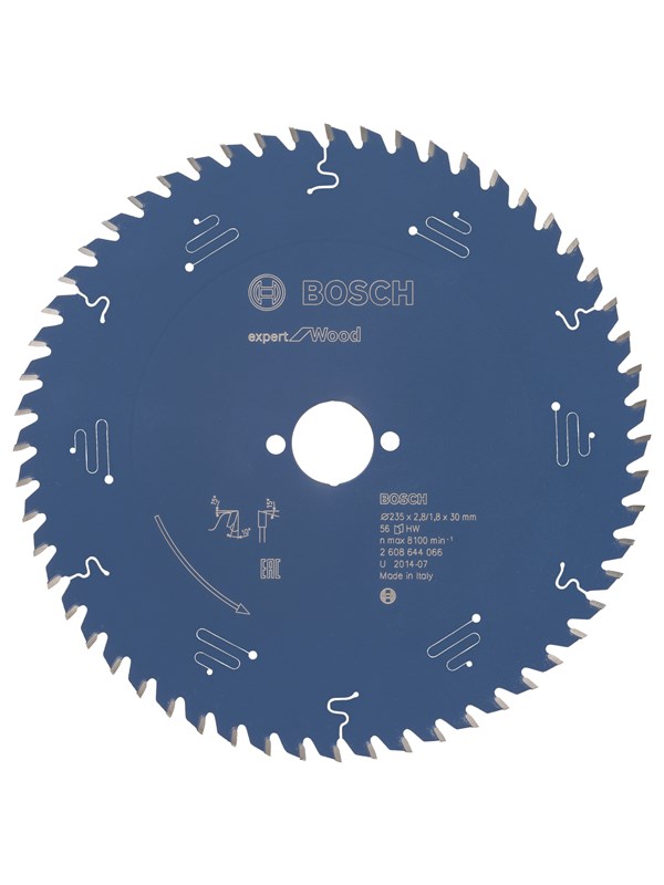 Bosch Pyörösahanterä Expert for Wood 235 x 30 x 2,8 mm, 56